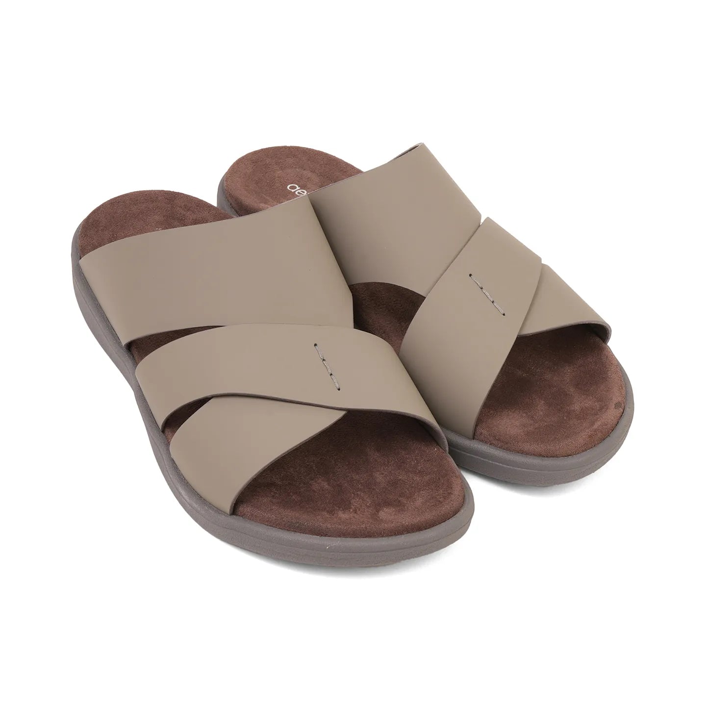 Aetrex Premium Comfort Foot Bed Arabic Sandals Stone - Aetrex Middle East