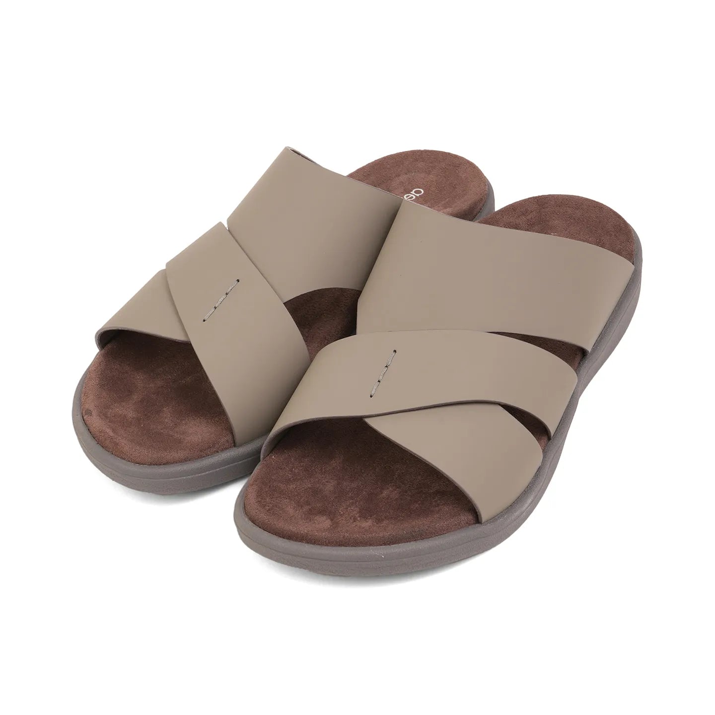 Aetrex Premium Comfort Foot Bed Arabic Sandals Stone - Aetrex Middle East
