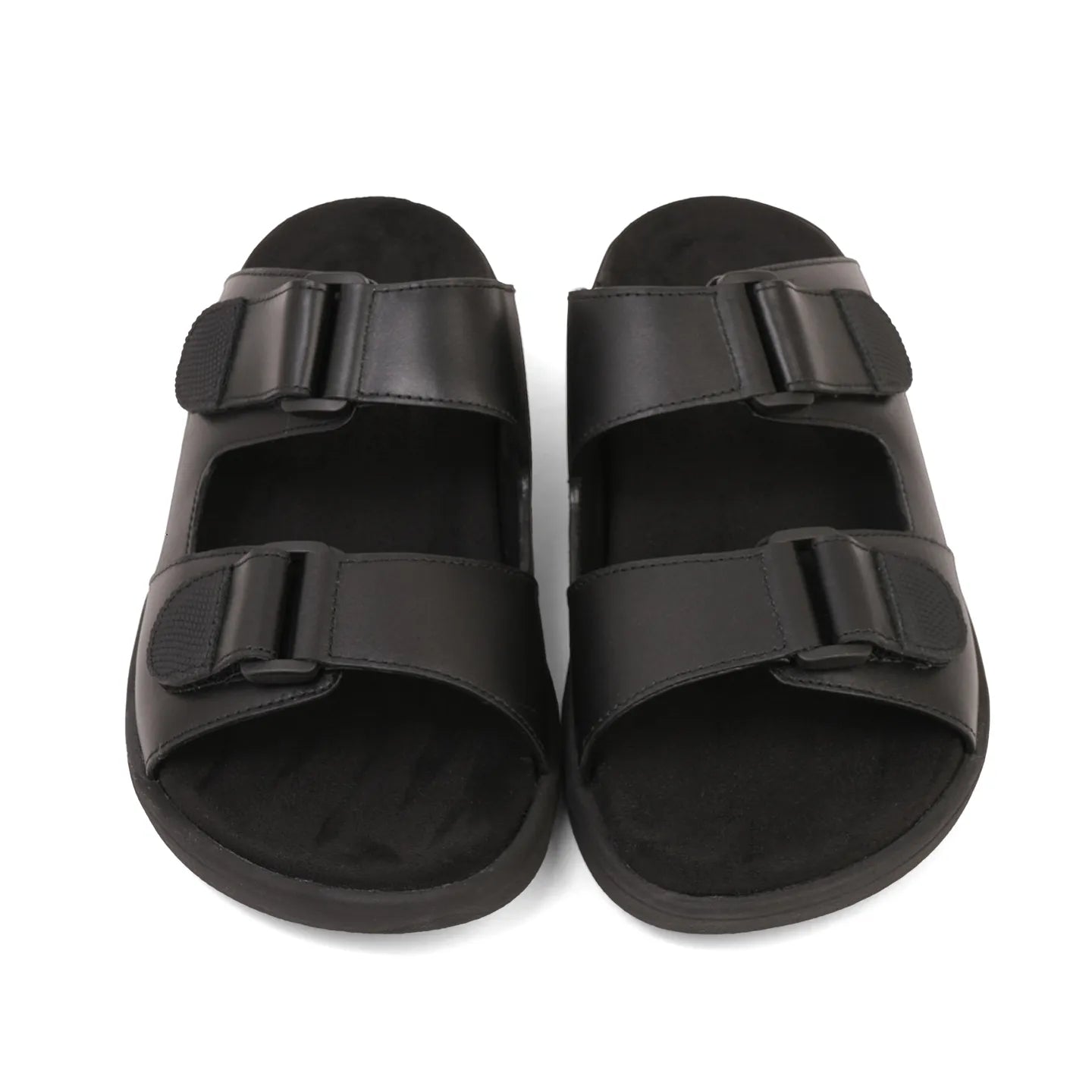 Aetrex Premium Comfort Suede Foot Bed Arabic Sandals Black - Aetrex Middle East