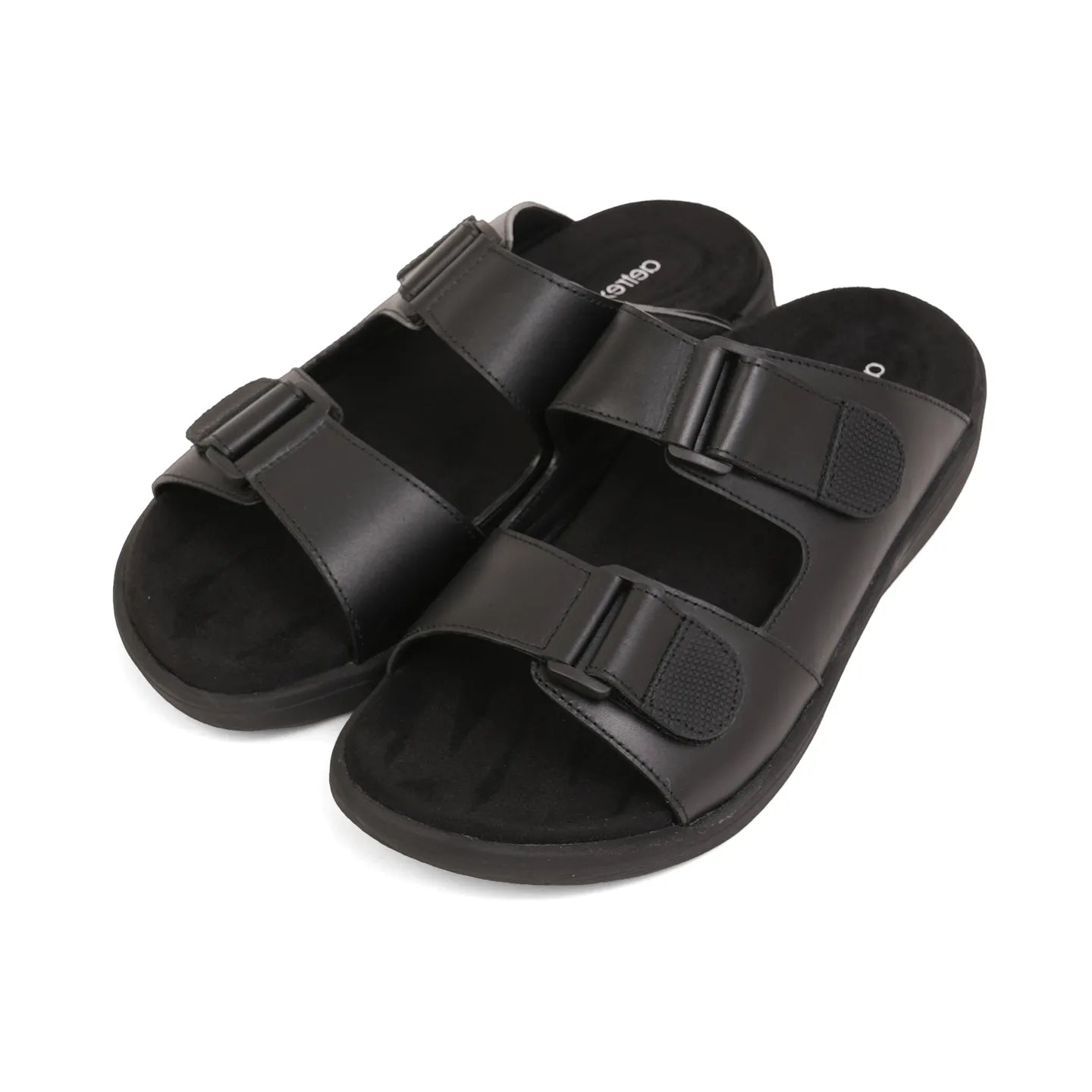 Aetrex Premium Comfort Suede Foot Bed Arabic Sandals Black - Aetrex Middle East