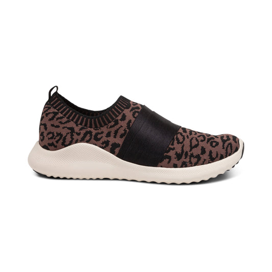 Allie Arch Support Sneakers Brown - Aetrex Middle East