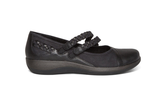 Annie Mary Jane Shoes - Black - Aetrex Middle East