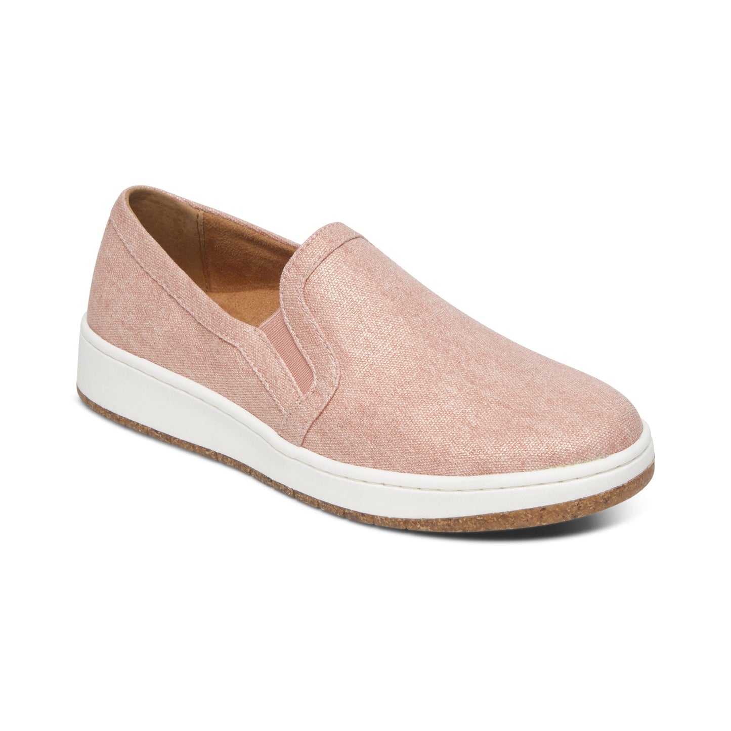 Cameron Slip-On Sneakers Blush - Aetrex Middle East
