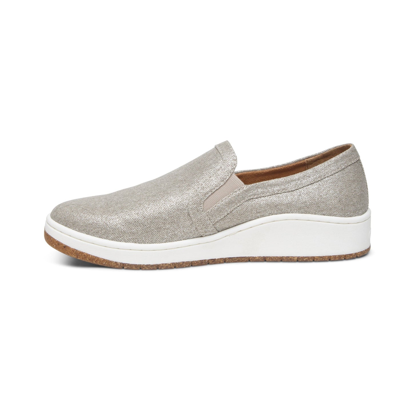 Cameron Slip-On Sneakers Taupe - Aetrex Middle East