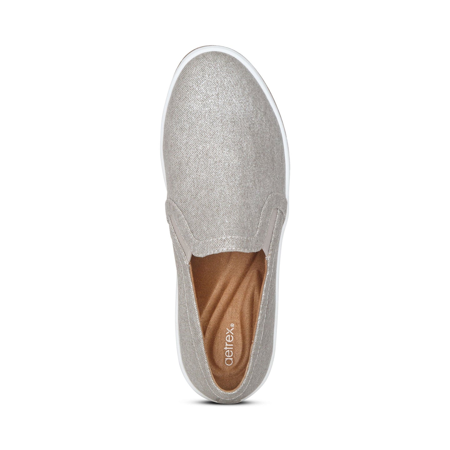 Cameron Slip-On Sneakers Taupe - Aetrex Middle East