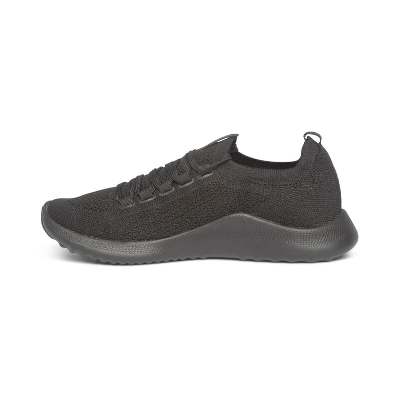 Carly Arch Support Sneakers Black - Aetrex Middle East