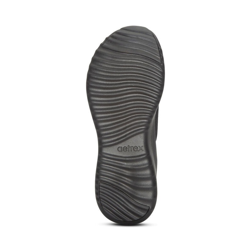 Carly Arch Support Sneakers Black - Aetrex Middle East