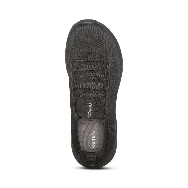 Carly Arch Support Sneakers Black - Aetrex Middle East
