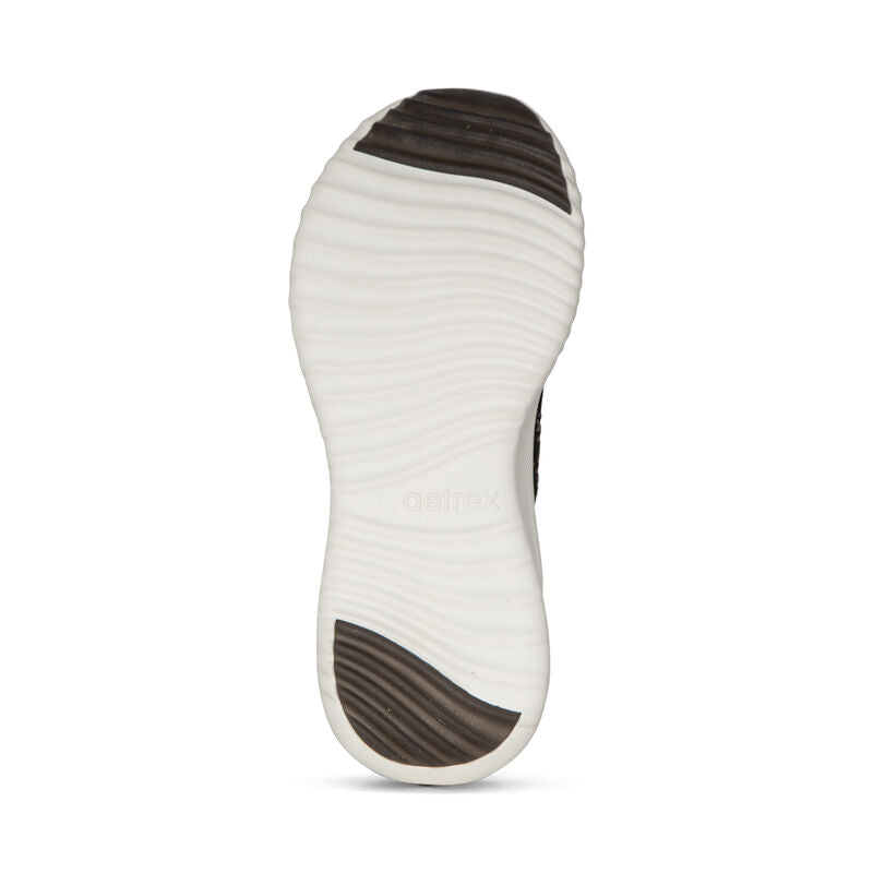 Carly Arch Support Sneakers Black White - Aetrex Middle East