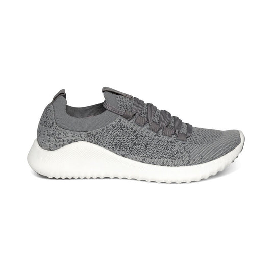 Carly Arch Support Sneakers Grey - Aetrex Middle East