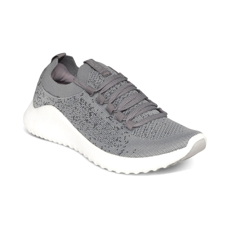 Carly Arch Support Sneakers Grey - Aetrex Middle East