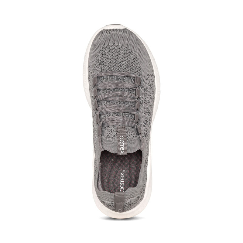 Carly Arch Support Sneakers Grey - Aetrex Middle East