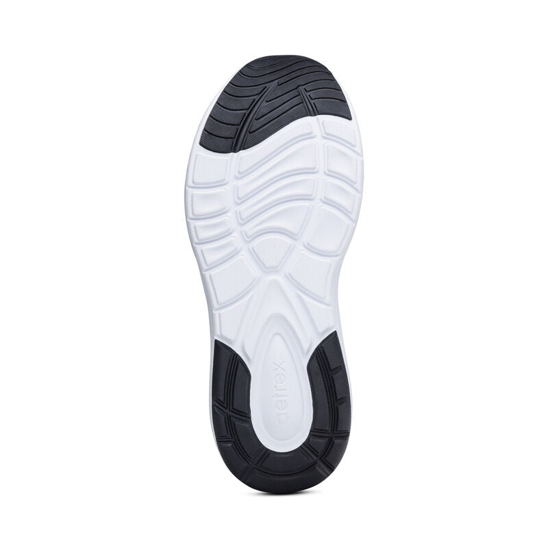 Chase Arch Support Sneakers Men Black/White - Aetrex Middle East