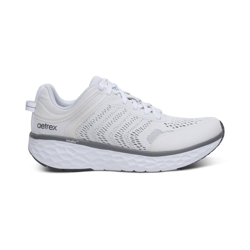 Chase Arch Support Sneakers Men White - Aetrex Middle East