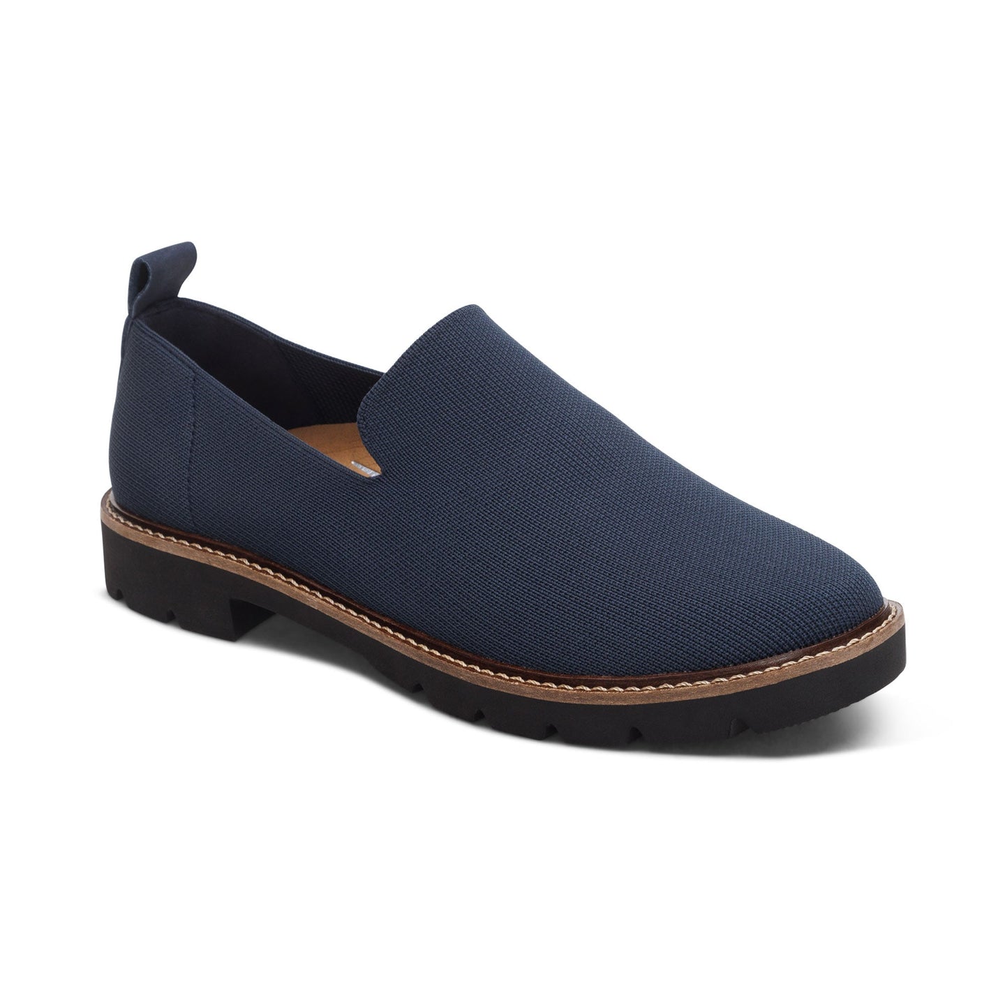Chloe Women Slip On Loafers Navy - Aetrex Middle East