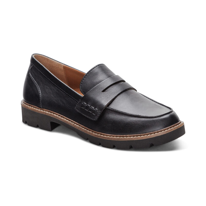 Collette Arch Support Loafers Black - Aetrex Middle East