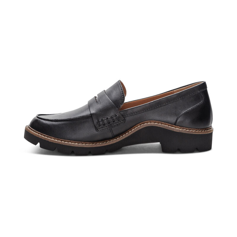 Collette Arch Support Loafers Black - Aetrex Middle East
