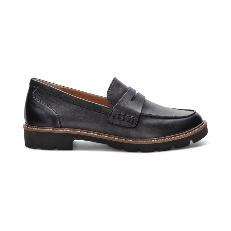 Collette Arch Support Loafers Black - Aetrex Middle East