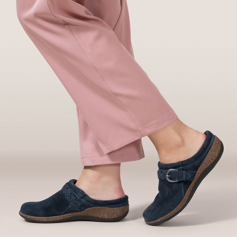 Libby Comfort Clogs Navy