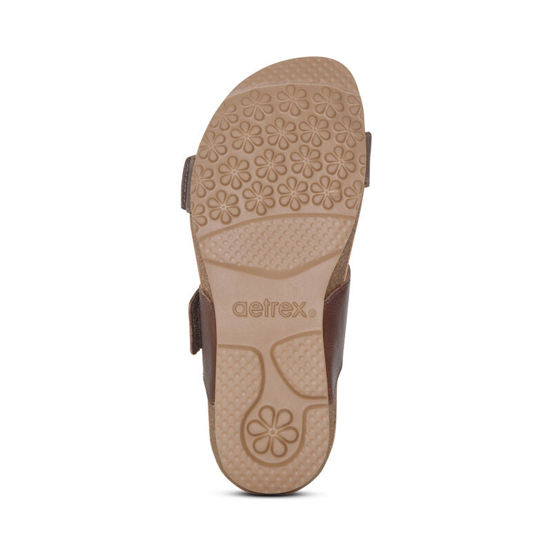 Daisy Adjustable Slides Women Brown - Aetrex Middle East