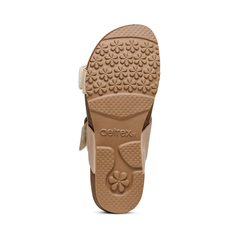 Daisy Adjustable Slides Women Ivory - Aetrex Middle East