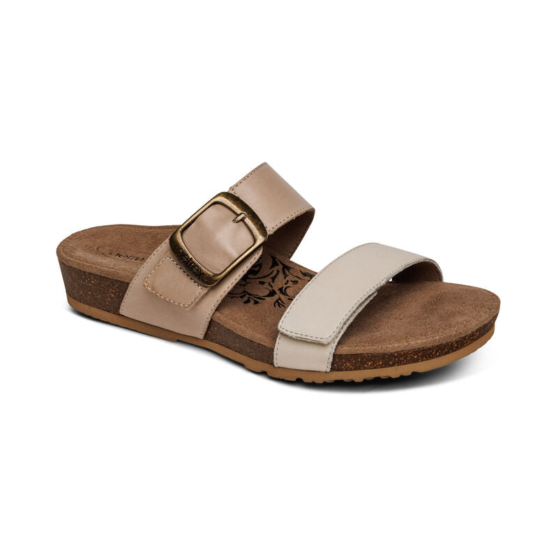 Daisy Adjustable Slides Women Ivory - Aetrex Middle East