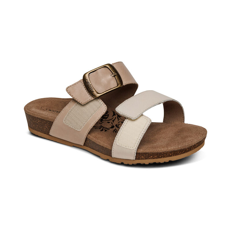 Daisy Adjustable Slides Women Ivory - Aetrex Middle East