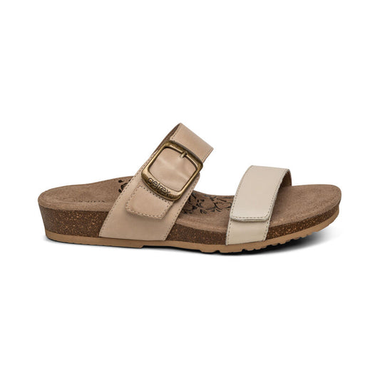 Daisy Adjustable Slides Women Ivory - Aetrex Middle East