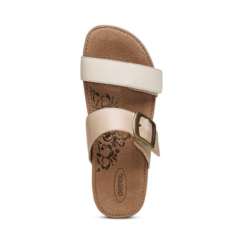 Daisy Adjustable Slides Women Ivory - Aetrex Middle East