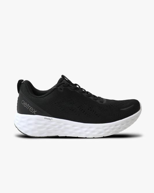 Danika Elastic Laces Sneaker Black - Aetrex Middle East