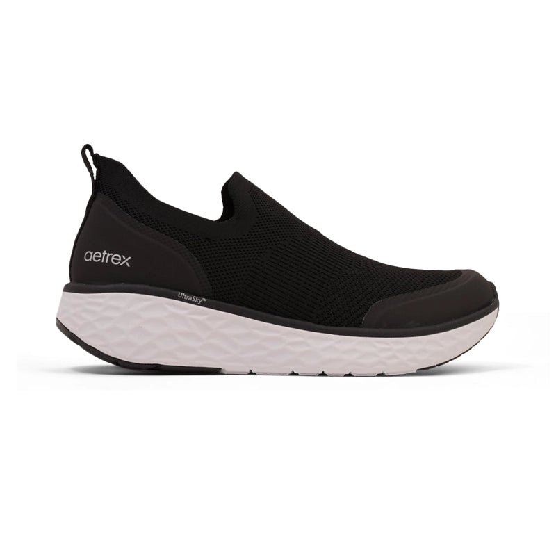 Dash Arch Support Sneakers Men Black - Aetrex Middle East