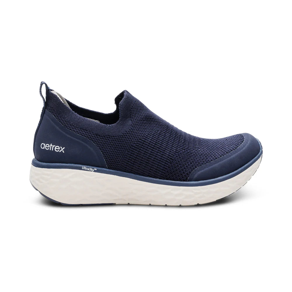 AETREX MENS DASH SPORTS SHOES NAVY- AP955M - Aetrex Middle East