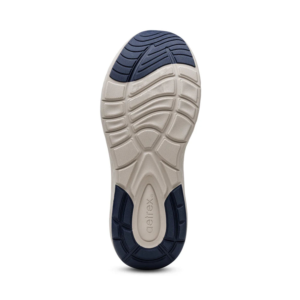 AETREX MENS DASH SPORTS SHOES NAVY- AP955M - Aetrex Middle East