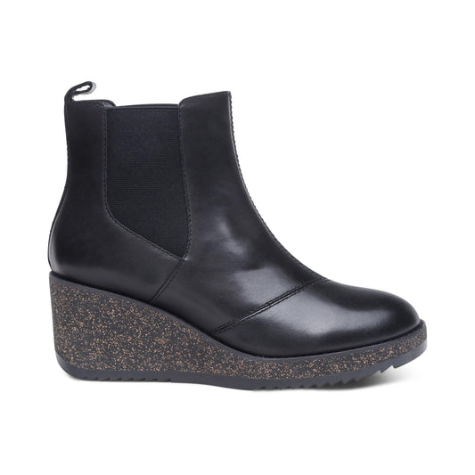 Dawn Wedge Women Boots Black - Aetrex Middle East