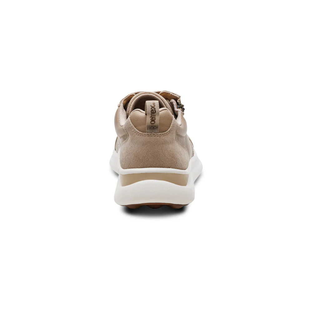 AETREX WOMEN'S ELISE  LACE UP SNEAKERS TAN AF156W - Aetrex Middle East