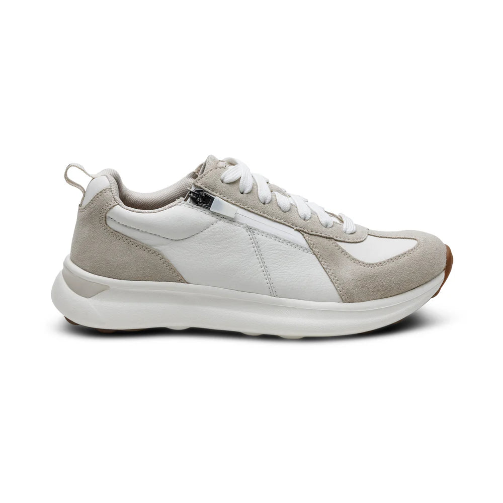 AETREX WOMEN'S ELISE  LACE UP SNEAKERS WHITE AF152W - Aetrex Middle East