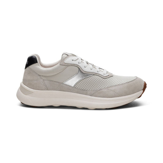 Emily Lace Up Sneakers Chalk - Aetrex Middle East