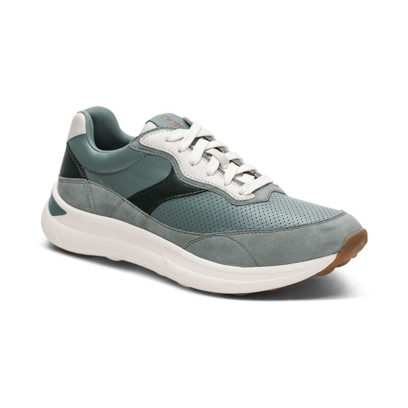 Emily Lace Up Sneakers Mint - Aetrex Middle East