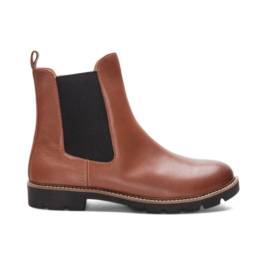Hannah Women Arch Support Boots Cognac - Aetrex Middle East