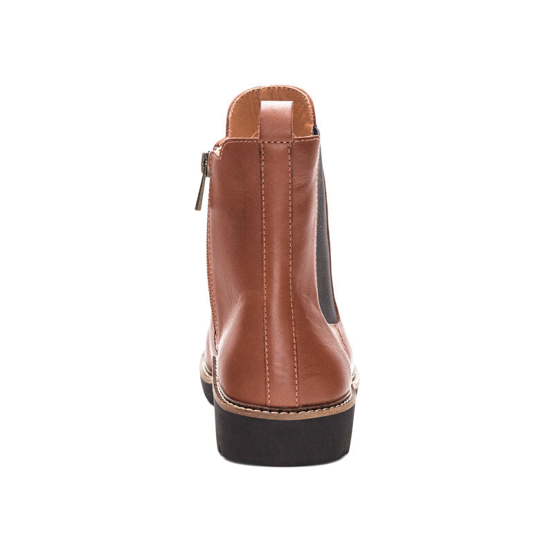Hannah Women Arch Support Boots Cognac - Aetrex Middle East