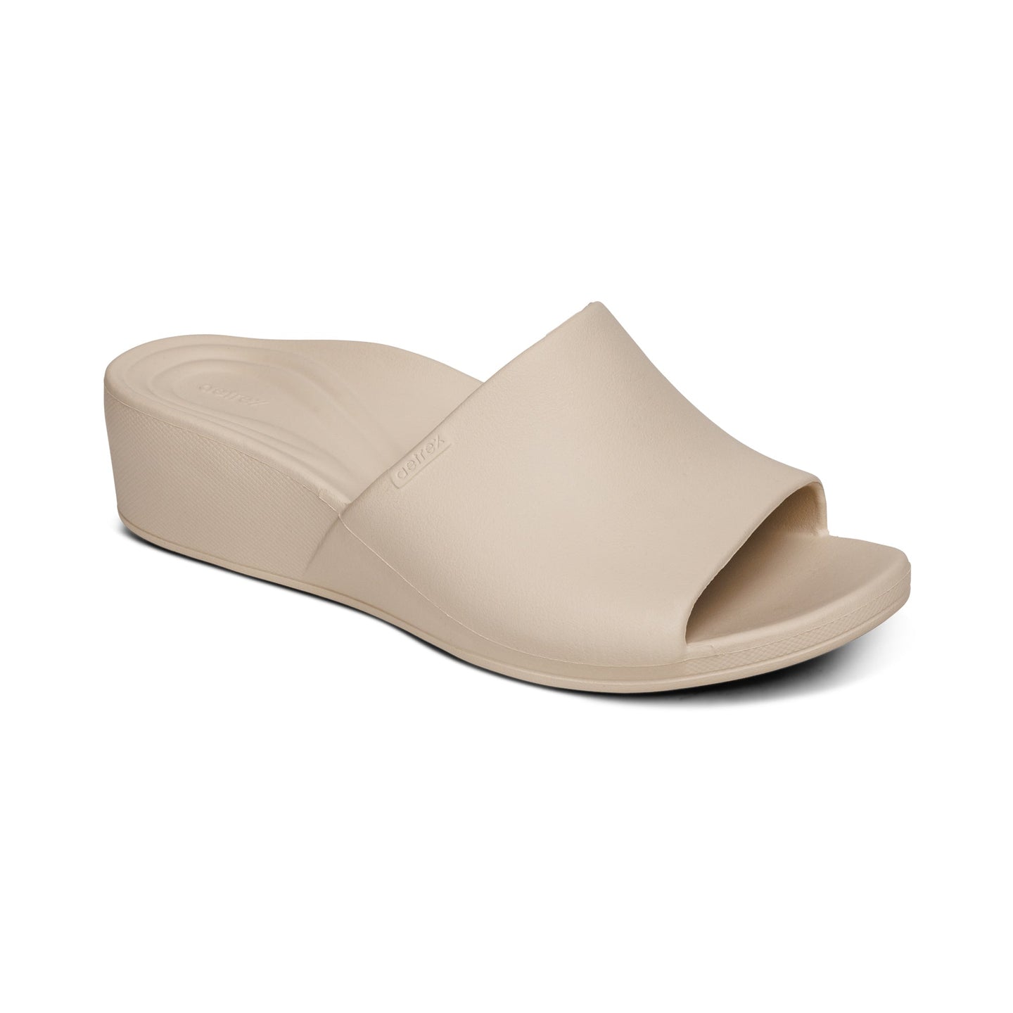 Jamie Orthotic Women Wedge Sandals Ivory - Aetrex Middle East