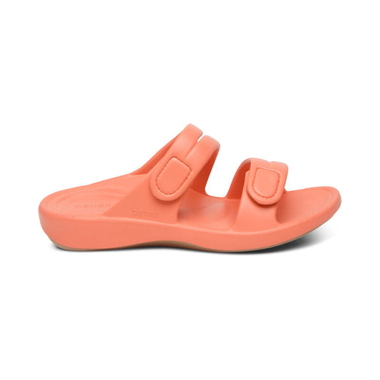 Janey Sport Women Slides Coral - Aetrex Middle East