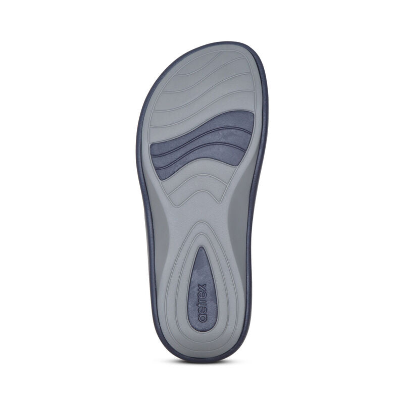 Janey Sport Women Slides Navy - Aetrex Middle East