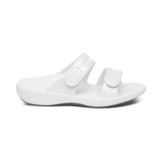 Janey Sport Women Slides White - Aetrex Middle East