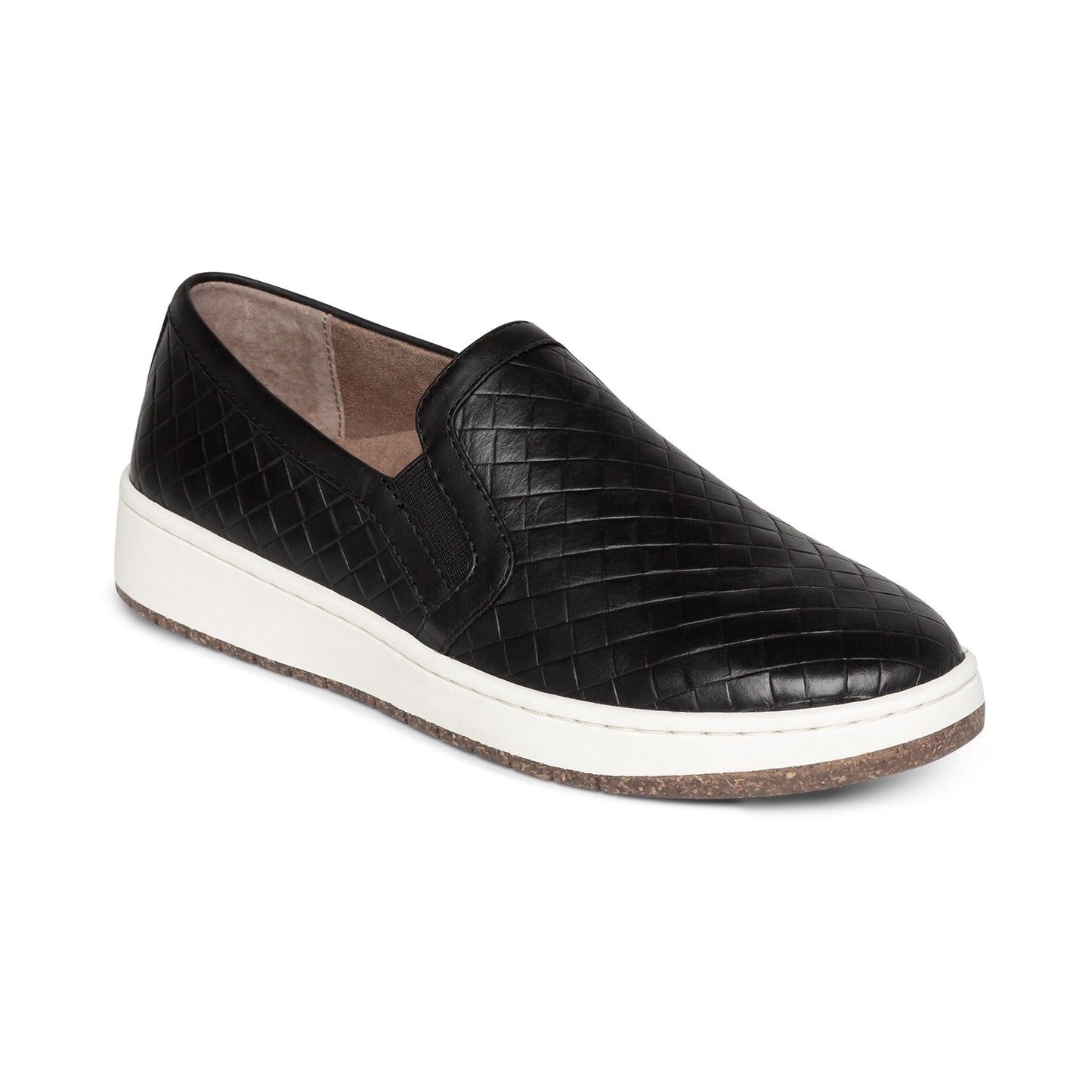 Kenzie Slip-On Comfort Sneakers Black - Aetrex Middle East
