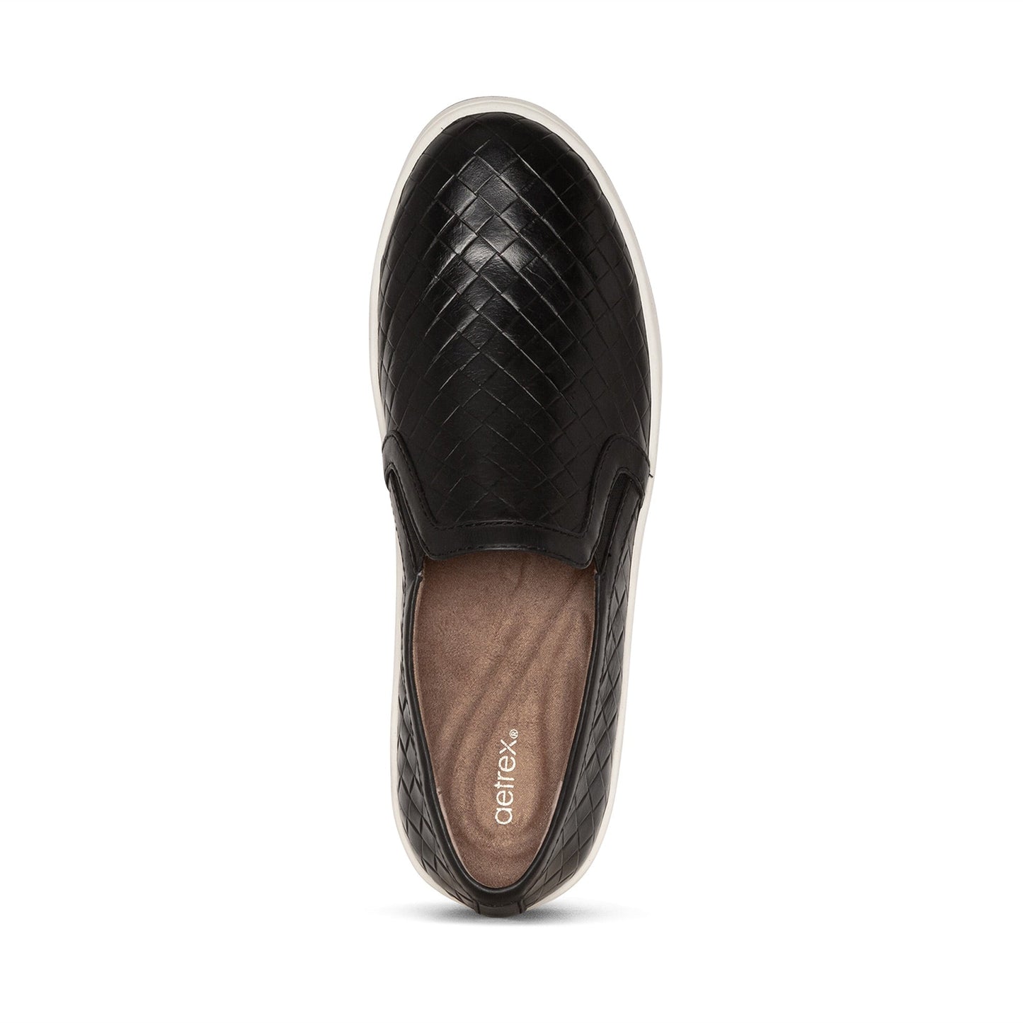 Kenzie Slip-On Comfort Sneakers Black - Aetrex Middle East