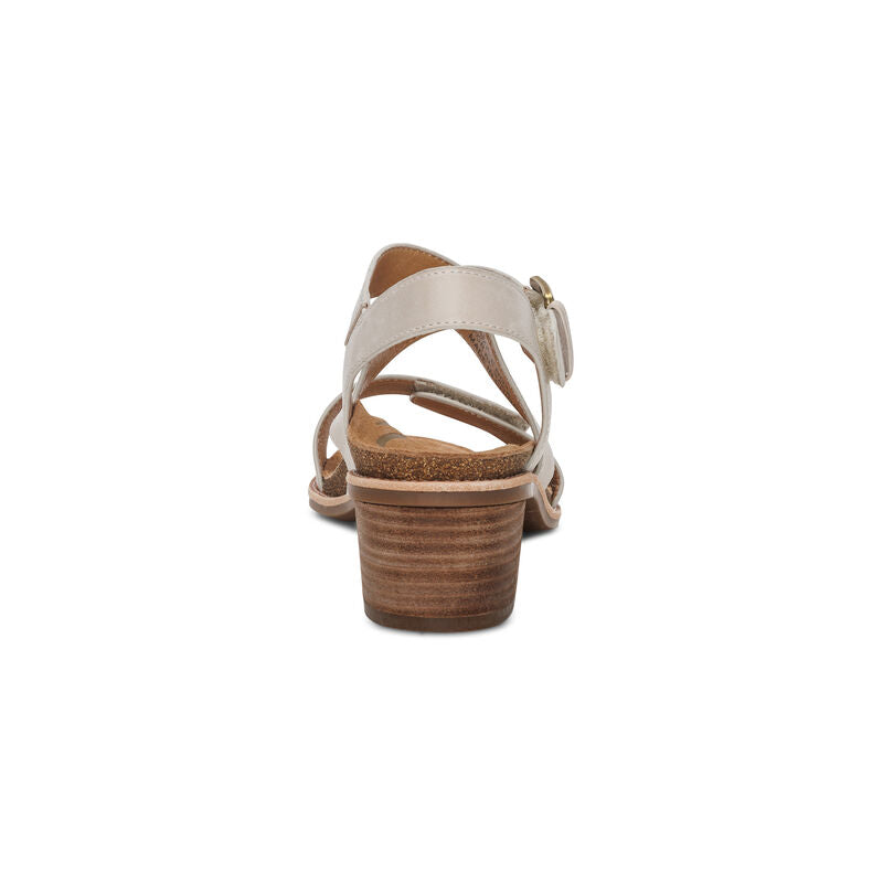 Kristin Arch Support Block Heel Ivory - Aetrex Middle East