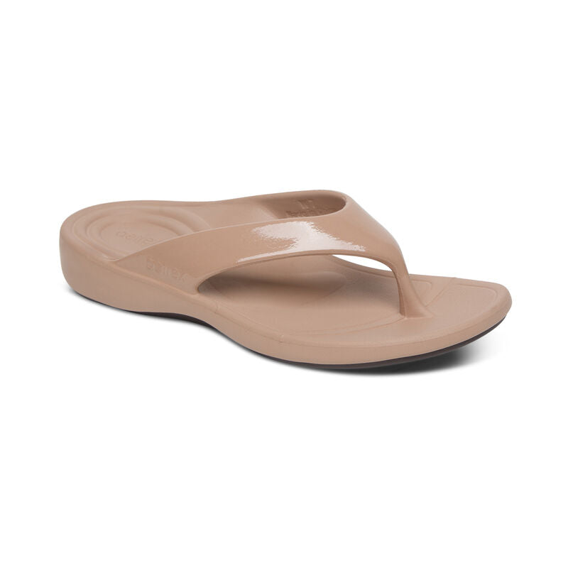 Maui Orthotic Women Flips Flop - Mocha