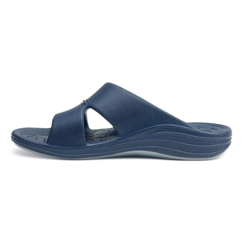 Bali Orthotic Slides For Men Navy