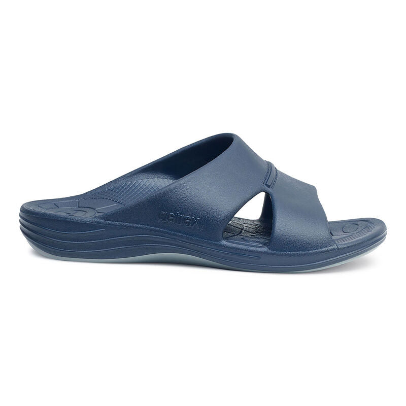 Bali Orthotic Slides For Men Navy